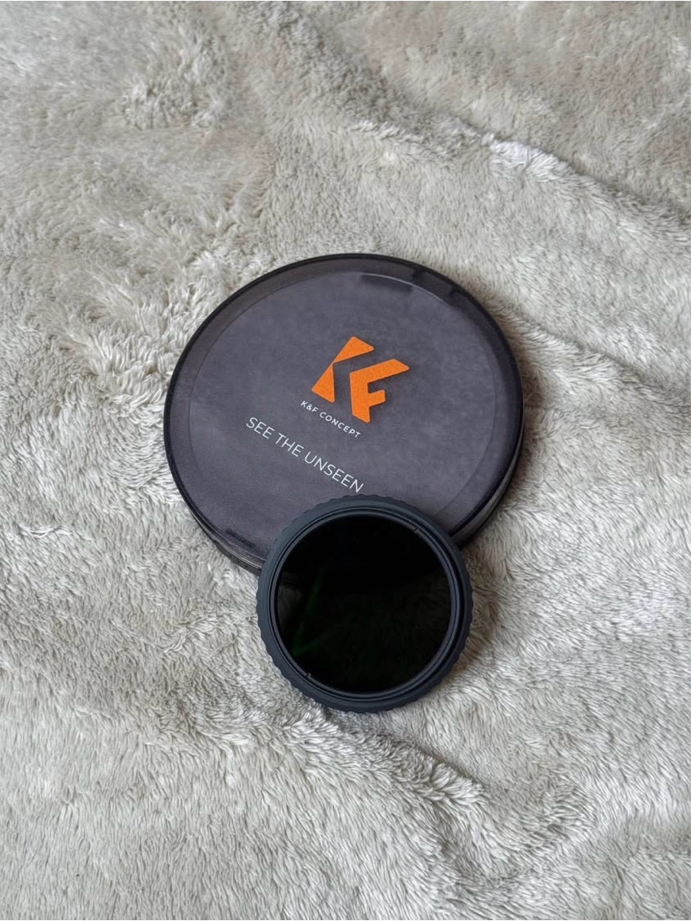 K&F Concept Camera Lens Variable ND Filter (3-7 stop) with Case - Black